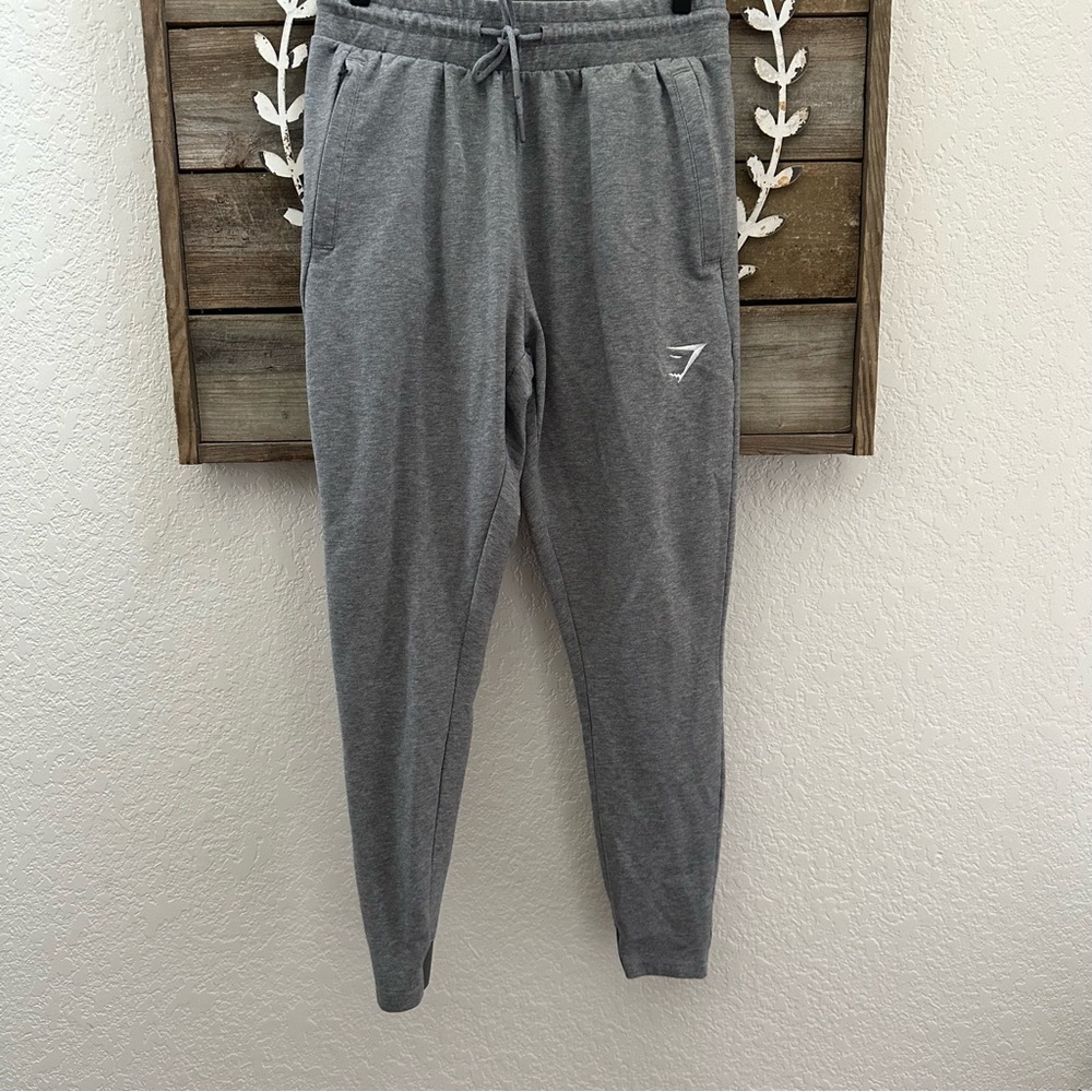 Gymshark Gray Joggers with Logo men’s Small